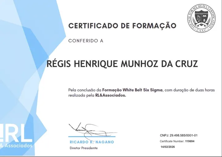 White Belt Six Sigma